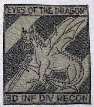 3rd Recon Company (3rd Infantry Division) patch of the Cold War era.