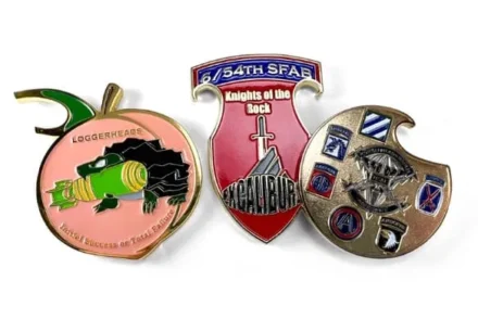 Challenge coins of 6th battalion, 54th Security Force Assistance Brigade