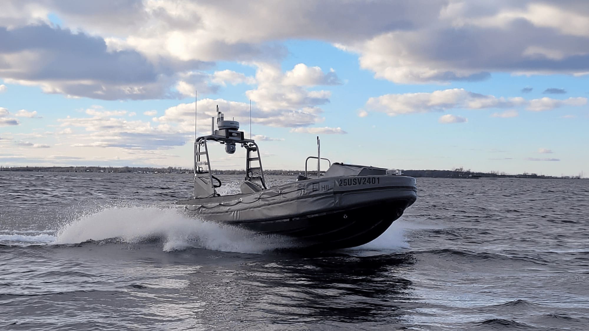 HII/MetalCraft Marine Autonomous ROMULUS USV with HII Autonomy Successfully Passed a Critical DoW Test HII/MetalCraft Marine Autonomous ROMULUS USV with HII Autonomy Successfully Passed a Critical DoW Test